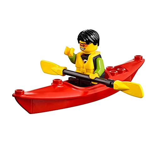 Book Cover LEGO City Beachgoer Minifigure - Kayaker (w/Kayak & Oars) 60153
