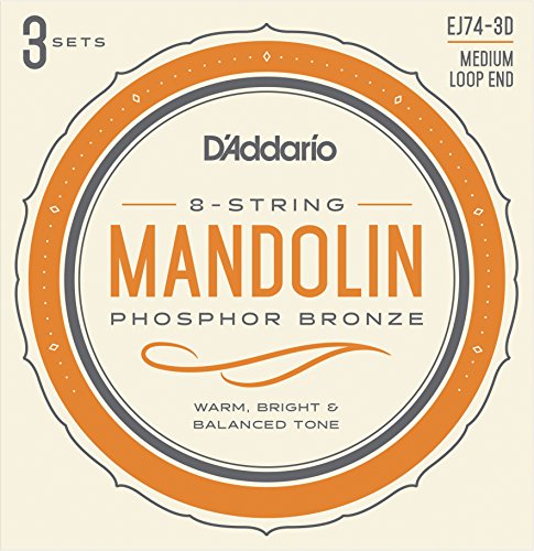 Book Cover D'Addario Mandolin Strings (EJ74-3D)