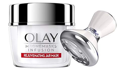 Book Cover Face Mask by Olay Magnemasks Infusion - Korean Skin Care Inspired Deep Hydration, Rejuvenating Face Mask for Fine Lines & Sagging Skin - Starter Kit