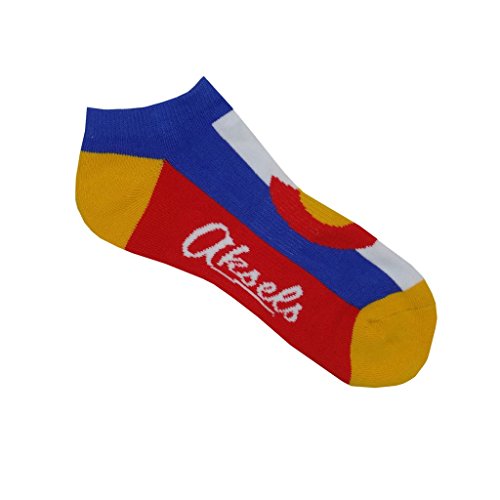 Book Cover Aksels Colorado Flag State Pride Ankle Socks for Men and Women