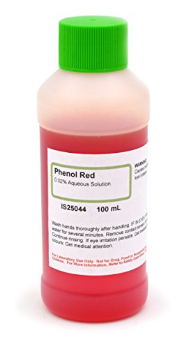 Book Cover 0.02% Aqueous Phenol Red Solution, 100mL - The Curated Chemical Collection