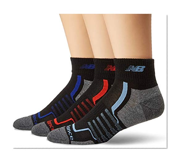 Book Cover New Balance Performance Ankle Socks (3 Pair)