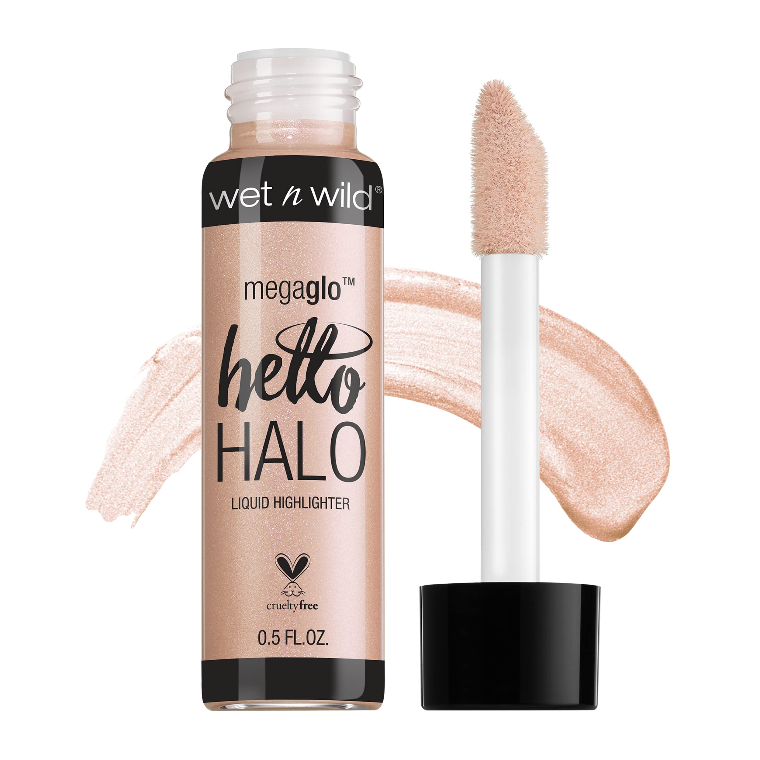 Book Cover Wet n Wild Megaglo Liquid Highlighter, Halo Goodbye, 0.5 Ounce 304A Halo, Goodbye 0.5 Fl Oz (Pack of 1)
