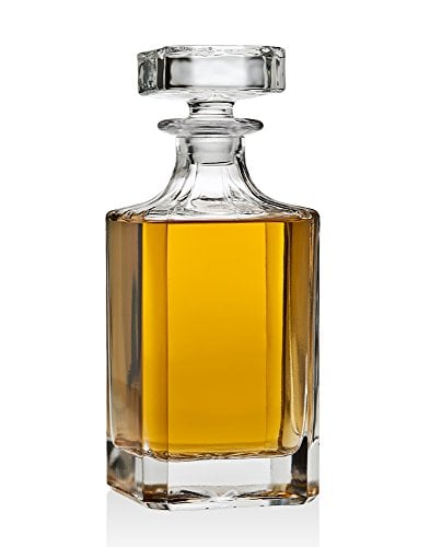 Book Cover Lefonte Whiskey Decanter for Liquor Scotch Bourbon Vodka or Wine - 750ml