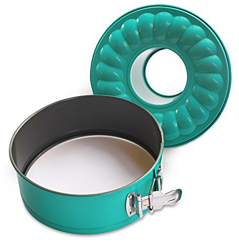 Book Cover Debbiedoo's 7' Inch Non-stick Springform Bundt Pan 2-In-1 for Use With 5 Qt. 6QT. 8QT. And Up Electric Pressure Cookers, Air Fryers, And Oven Use