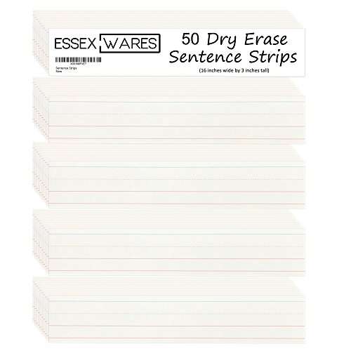 Book Cover Dry Erase Sentence Strips 16