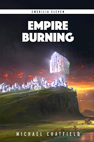 Book Cover Empire Burning: A LitRPG Fantasy Series (Emerilia Book 11)