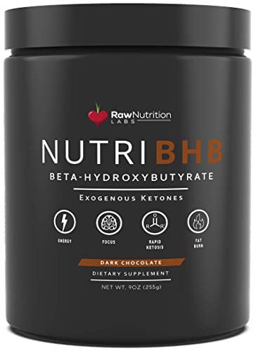 Book Cover NutriBHB Exogenous Ketones Supplement - Patented Beta-Hydroxybutyrate (BHB) Keto Salts Formulated for Rapid Ketosis, Fat Burn, Increased Energy & Focus (Dark Chocolate)