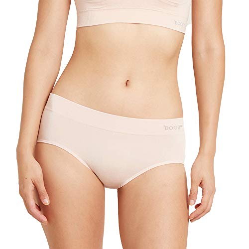 Book Cover Boody Body EcoWear Women's Classic Midi Brief, Mid Rise, Soft Breathable Panties, Seamless Stretch, Bamboo Viscose