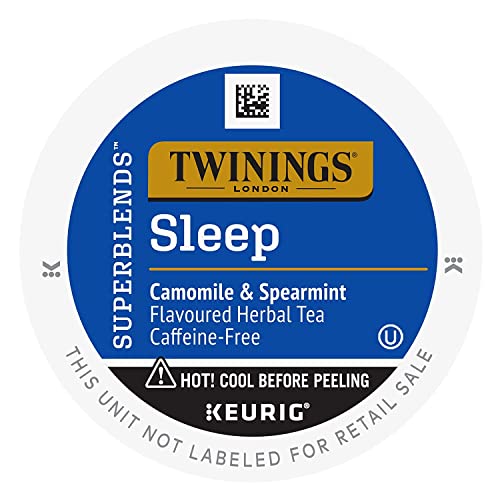 Book Cover Twinings Sleep Tea K-Cup Pods for Keurig, 12 Count (Pack of 6) - Packaging May Vary