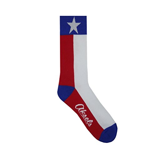 Book Cover Aksels Texas Flag Calf Socks for Men and Women