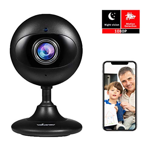 Book Cover Wansview New Version Home Security IP Camera,1080P Wireless WiFi Indoor Camera for Baby/Elder/Pet/Nanny with Motion Detection and Two-Way Audio, with SD Card Slot (Black)
