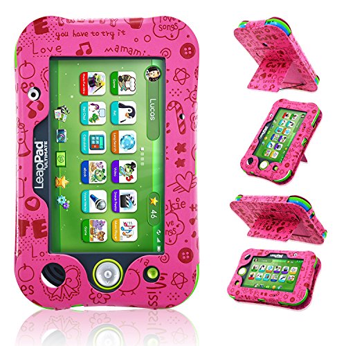 Book Cover LeapPad Ultimate Case, ACdream Leather Tablet Case for LeapPad ACdream Kids Learning Tablet(2017 release), (Pink Pattern)