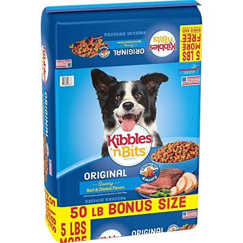 Book Cover Kibbles 'N Bits Original Dry Dog Food Bonus Bag, 50 Lb