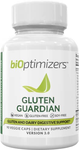 Book Cover Gluten Guardian 2.0 - A Digestive Enzyme Supplement for Gluten Digestion - Contains DPP-IV to Digest Wheat, Barley & Other Cereal Grains - Helps Prevent Bloating, Gas, and Indigestion - 90 Capsules