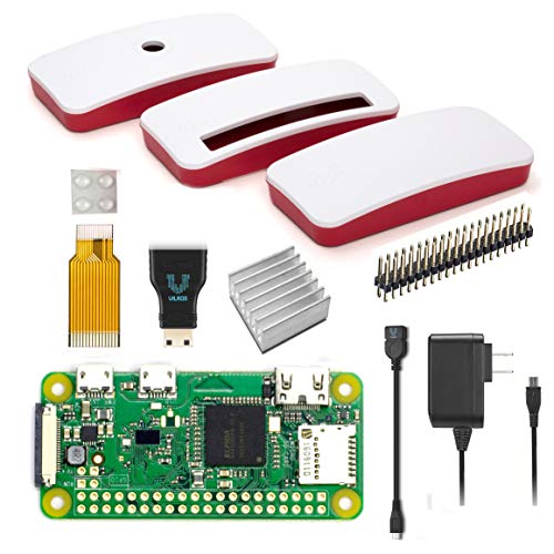 Book Cover Vilros Raspberry Pi Zero W Basic Starter Kit with Official Case-Power Supply and More