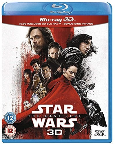 Book Cover Star Wars: The Last Jedi [Blu-ray 3D] [2017] [Region Free] [3D Blu-ray]