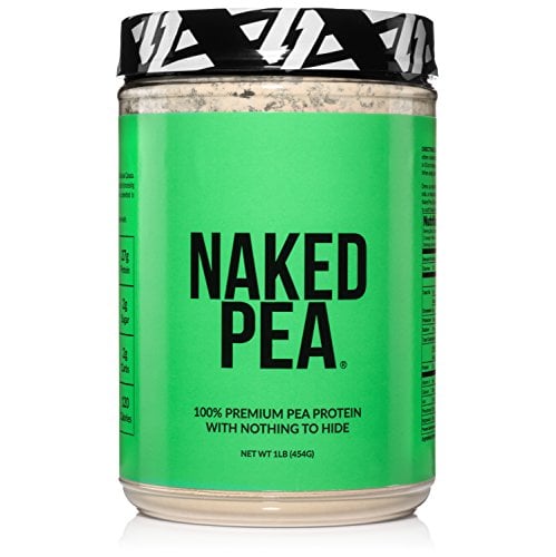 Book Cover Naked Pea 1LB Pea Protein Isolate from North American Farms - Plant Based, Vegetarian & Vegan Protein. Easy to Digest - Speeds Muscle Recovery - Non-GMO- Lactose, Soy and Gluten Free - 15 Servings
