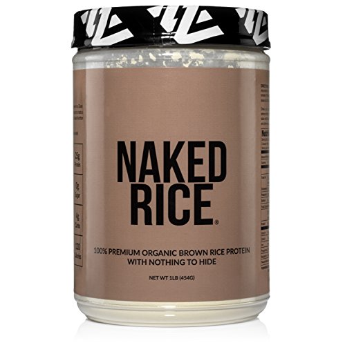 Book Cover Naked Rice 1LB - Organic Brown Rice Protein Powder - Vegan Protein Powder - 5lb Bulk, GMO Free, Gluten Free & Soy Free. Plant-Based Protein, No Artificial Ingredients - 15 Servings