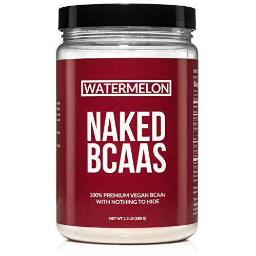 Book Cover Naked Watermelon BCAAs 50 Servings - Vegan Branched Chain Amino Acids Powder 500 Grams | 100% Pure 2:1:1 Formula - Instantized All Natural BCAA Watermelon Powder Supplement to Increase Muscle Mass