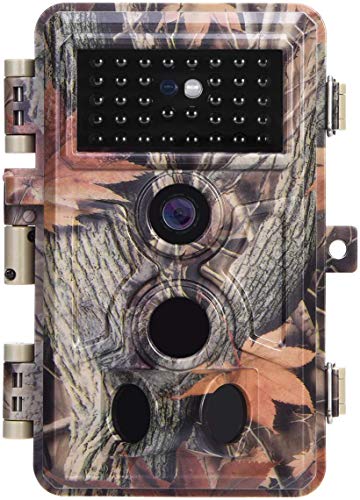 Book Cover Trail Camera 16MP 1080P No Glow Night Vision, Game Camera with 2.4