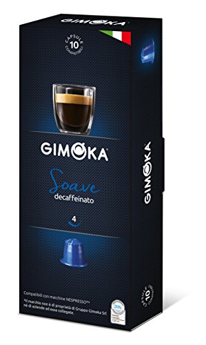 Book Cover Gimoka 100 Pack Coffee Capsule Compatible with the Nespresso OriginaLine Machine Decaffeinato Flavor