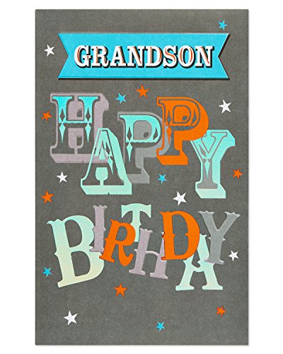 Book Cover American Greetings Birthday Card for Grandson (Awesome)