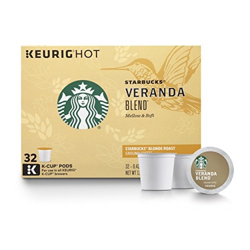 Book Cover Starbucks Veranda Blend Blonde Roast Single Cup Coffee for Keurig Brewers, 1 box of 32 (32 total K-Cup pods)