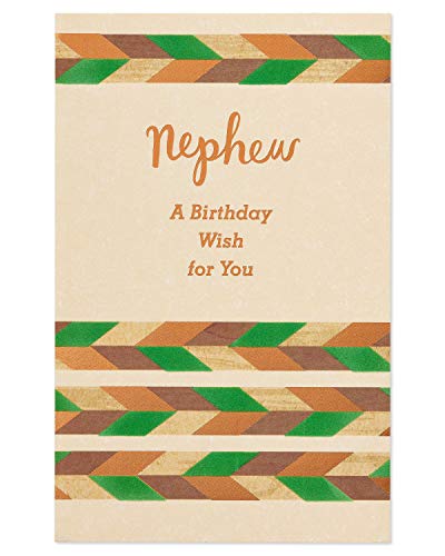 Book Cover Celebrate Birthday Card for Nephew with Foil