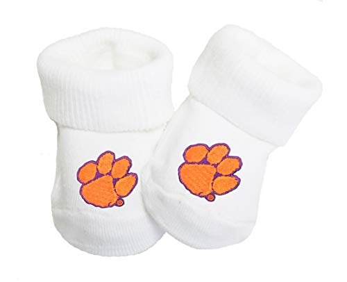 Book Cover Future Tailgater Clemson University Tigers Baby Toe Booties: Baby Bootie, 0-6 months