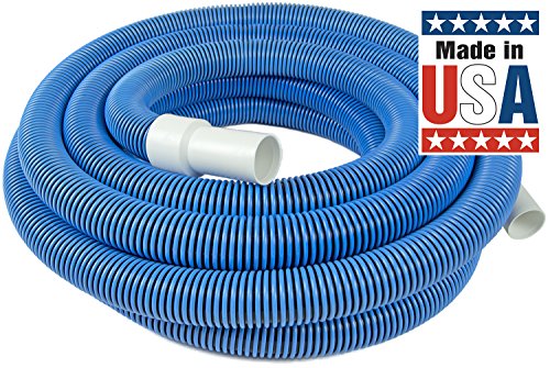 Book Cover Poolmaster 33450 Heavy Duty In-Ground Pool Vacuum Hose With Swivel Cuff, 1-1/2-Inch by 50-Feet