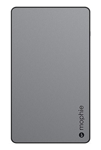 Book Cover mophie powerstation External Battery for Universal Smartphones and Tablets (6,000mAh) - Space Grey (Renewed)