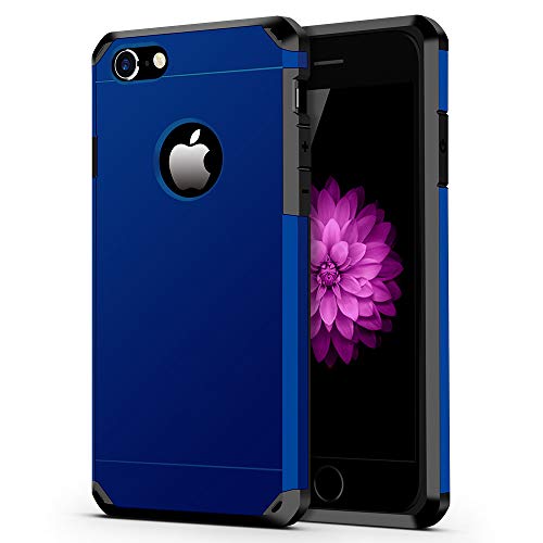 Book Cover ImpactStrong iPhone 6 / 6s Case, Heavy Duty Dual Layer Protection Cover Heavy Duty Case for Apple iPhone 6 / 6s (Navy Blue)