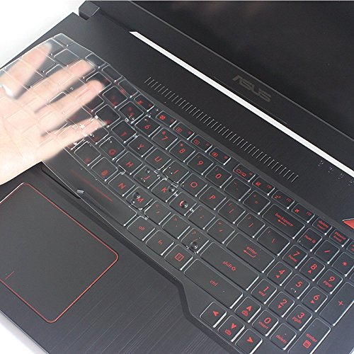 Book Cover Leze - Ultra Thin Soft Keyboard Protector Skin Cover for ASUS FX503VD,ROG STRIX GL703VD Gaming Laptop US Layout - TPU