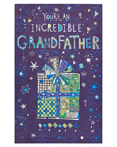 Book Cover American Greetings Grandpa Thing Birthday Card for Grandpa with Foil