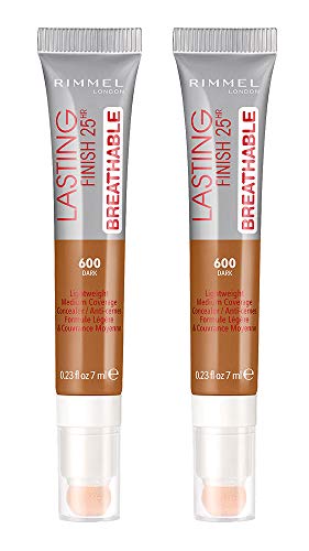 Book Cover Rimmel Lasting Finish Breathable Foundation, Ivory, 1 Fluid Ounce