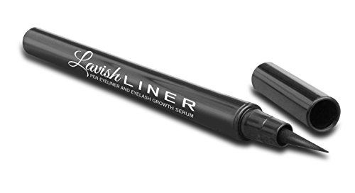 Book Cover Pronexa Lavish Liner by Hairgenics 2-in-1 Precision Liquid Eyeliner Pen with Eyelash Growth Enhancing Serum and Castor Oil for Perfect Eyes and Long Lashes, Jet Black.