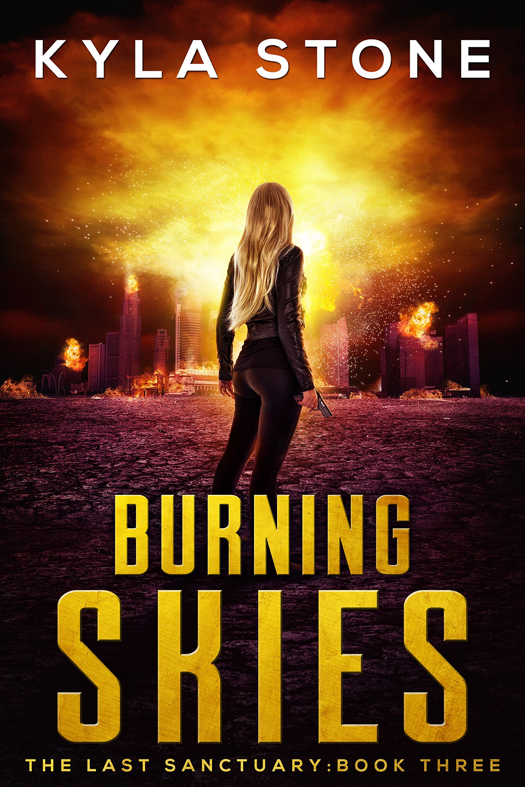 Book Cover Burning Skies: The Last Sanctuary Book Three