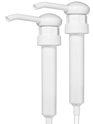 Book Cover BAR5F Pump Dispensers | Set of 2 White Pumping Caps | Match with 1 Gallon Containers | Leak Proof for Dispensing Shampoo, Hair Conditioner, Lotion, Mouthwash