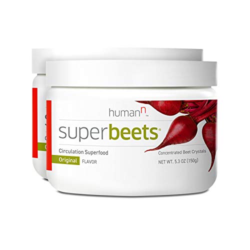 Book Cover humanN SuperBeets Circulation Superfood Concentrated Beet Powder Nitric Oxide Boosting Supplement (Apple Flavor, 5.3-Ounce, 2-Pack)
