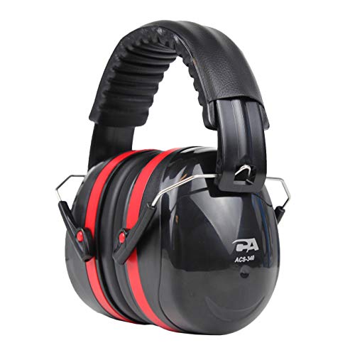 Book Cover Cyber Acoustics Professional Safety Heavy Duty Ear Muffs for Hearing Protection and Noise Reduction for Air Traffic Ground Support, Construction Work, Hunting/Shooting Ranges, and more (ACS-340)