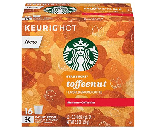 Book Cover Starbucks Toffeenut Flavored Ground Coffee K-Cups (16 Count)