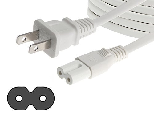 Book Cover Amazon Basics Replacement Power Cable for PS4 and Xbox One S / X - 12ft White