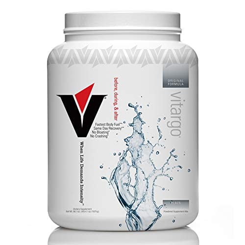 Book Cover Vitargo - Premier Carbohydrate Fuel for Athletic Performance, Before - During - After Workout, Vegan and Gluten Free (Plain, 50 Scoops)
