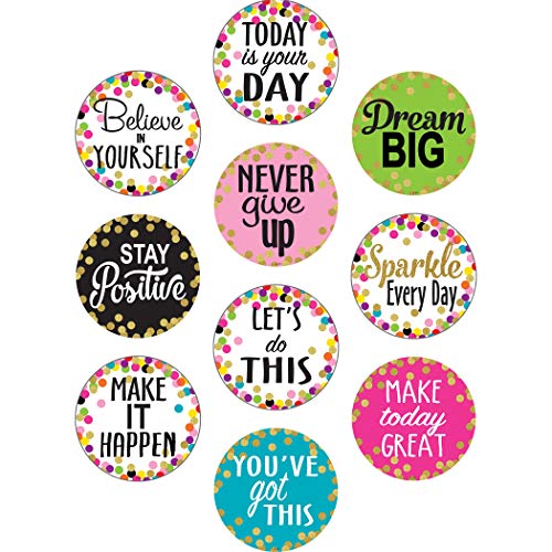 Book Cover Confetti Positive Sayings Accents (8890)