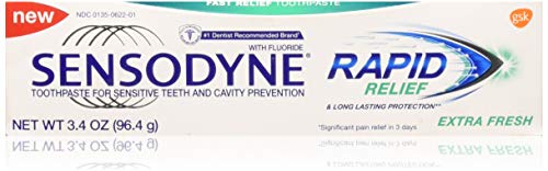 Book Cover Sensodyne Rapid Relief Sensitivity Toothpaste for Sensitive Teeth
