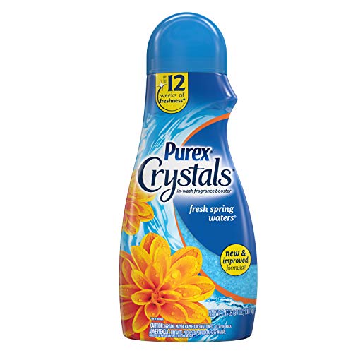 Book Cover Purex Crystals in-Wash Fragrance and Scent Booster, Fresh Spring Waters, 39 Ounce