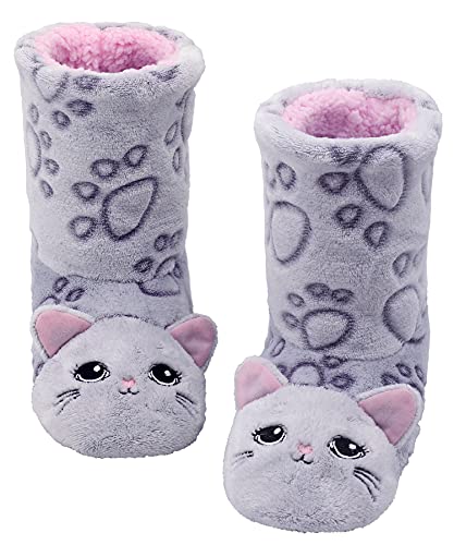 Book Cover Panda Bros Slipper Socks for Women Cozy Warm Lined Fuzzy Sock Slippers Indoor Booties with Non Slip Grippers