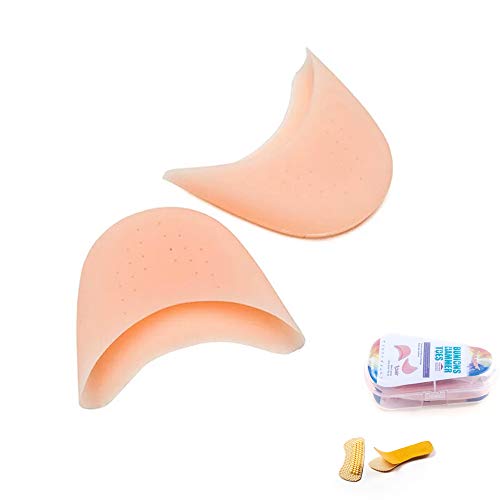 Book Cover vuUUuv 2cps(1pair) Soft Silicone Gel Pointe Ballet Dance Shoe Toe Pads Toe Protector with Breathable