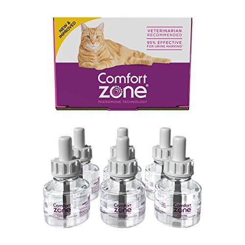 Book Cover Comfort Zone Basic Calming Refill for Cat Calming, 6 Pack